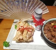 Golden Sesame Noodles and Lamb Stew