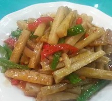Stir-Fried Lotus Stem Tips