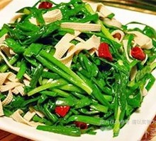 Leek Tofu Skin Rice Bowl