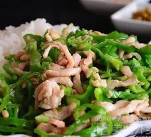 Green Pepper Shredded Pork Rice