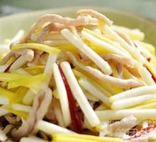 Garlic Yellow Tofu Shredded Pork Rice Bowl