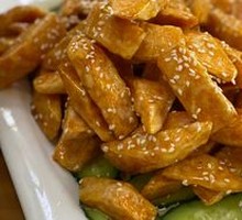 Sweet Potato Caramelized Threads