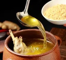 Slow-Cooked Old Chicken Soup