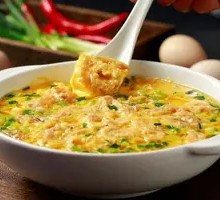 Oil渣 Steamed Free-range Eggs