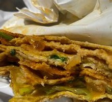 Mixed Grain Pancake with Pork Tenderloin