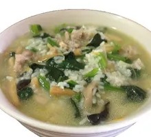 Chicken Skin Rice Porridge