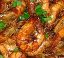 Braised Prawn in Brown Sauce