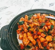 Kung Pao Chicken Baozi Rice