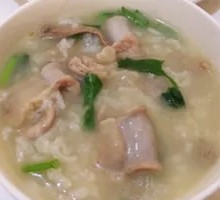 Pork Liver and Intestine Rice Porridge