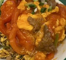 Tomato Egg Beef Rice