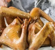 Salt-Baked Squab