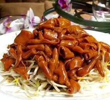 Black Bean Sauce Goose Intestines
