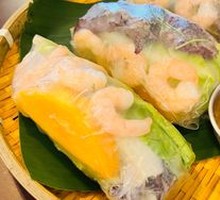 Mango Shrimp Rolls