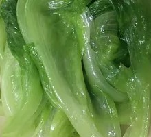 Boiled lettuce