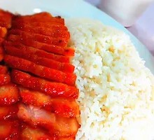 Barbecue Pork and Chicken Rice