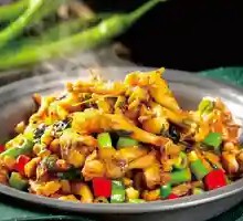 Green Pepper and Perilla Frog Legs