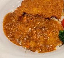 Italian Meat Sauce Breaded Pork Cutlet Fried Rice with Egg