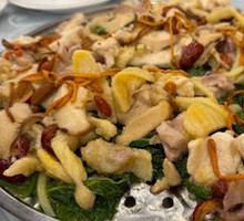 Steam Chicken with Fan-shaped Cutting