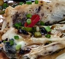 Braised Fish Head with Garlic and Fermented Black Beans