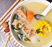 Dried Vegetable and Pork Lung Soup
