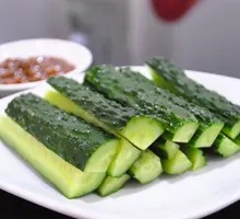 Cucumber with Dipping Sauce