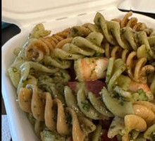 Fresh Shrimp and Green Garlic Sauce Pasta