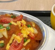 Thick-cut Pork Chop Rice with Cheese