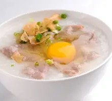 Beef and Egg Congee