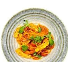 Italian Tomato Sauce Seafood Fusilli