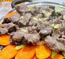 Steam-Blanched Beef Slices