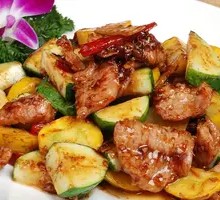 Yunnan Small Cucumber Stir-Fried with Pork
