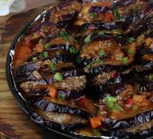 Iron Plate Eggplant and Cucumber