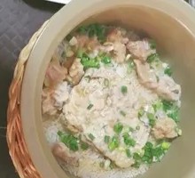 Pork Rib and Meat Patty