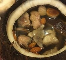 Coconut and Lo Han Guo Stewed Pig Lung with Dried Vegetables