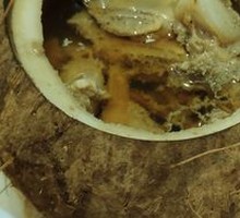 Coconut Stewed Black Chicken Soup