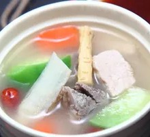 Buddha's Hand Gourd and Pork Bone Soup