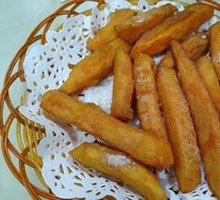 Glazed Sweet Potato Strips