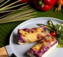 Purple Sweet Potato Milk Toast