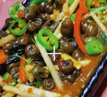 Stir-fried Snail with Sour Bamboo Shoots