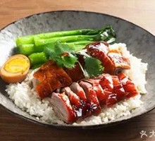 Roast Duck with Barbecue Pork