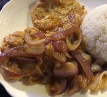 Onion Pork Cutlet Rice