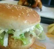 Spicy Chicken Leg Burger