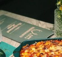 Cheese Tomato Pork Cutlet Rice Bake