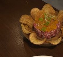Guizhou Sour Soup Raw Beef Tartare with Homemade Potato Chips