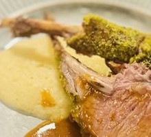 Charcoal-Grilled Pistachio Lamb Ribs