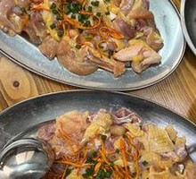 Steam-Steamed Fan Chicken