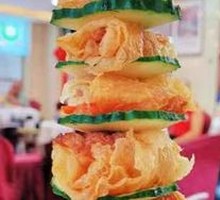 Three Pepper Steamed Giant River Prawn