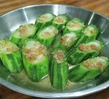 Garlic Steamed Snake Gourd