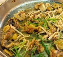Steamed Grass Chicken with Head Cabbage