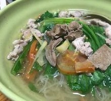 Three Treasures Soup Noodles